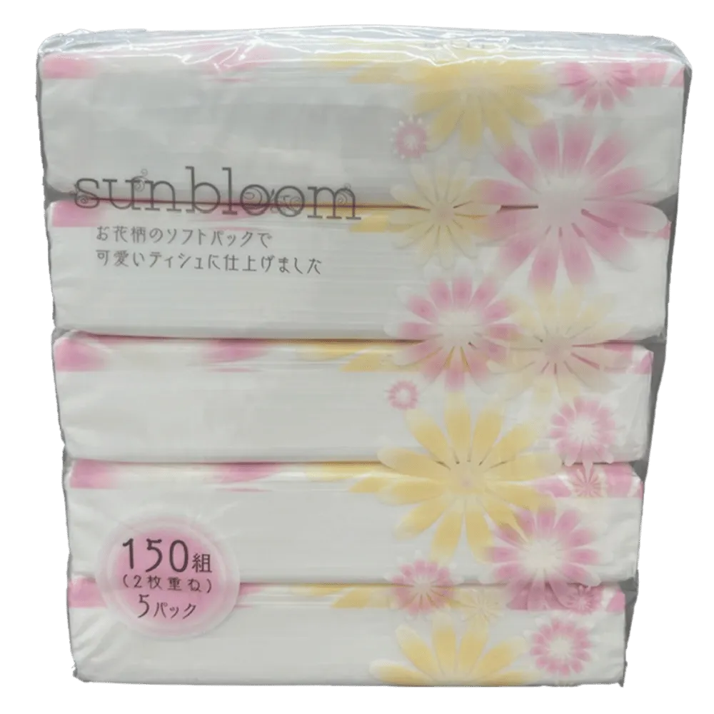 ＳＵＮ　ＢＬＯＯＭ ソフトパック ティッシュペーパー　150W5P