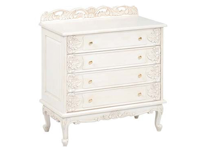 VIORETTA ワイド４段チェスト　