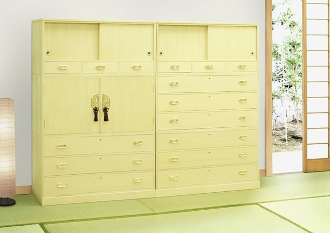 総桐昇り箪笥　羽衣　106