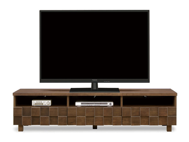 ブロックのデザインが美しい　182TVボード　グレース