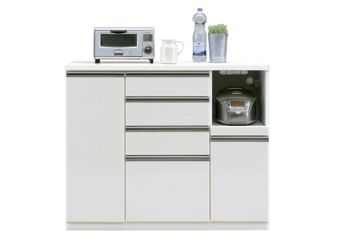 120カウンター　ヘリオス　ホワイト