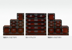 大和　ハイチェスト　90