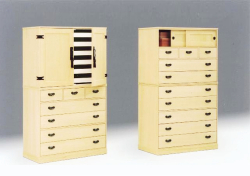 総桐昇り箪笥　梅松　100