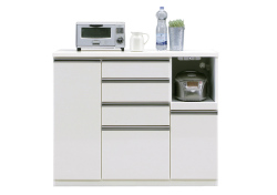 120カウンター　ヘリオス　ホワイト