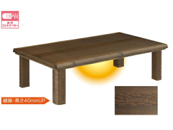 家具調コタツ120　あじさい２