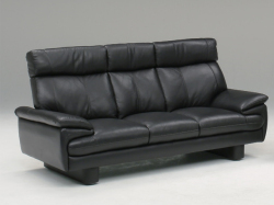 ３人掛けハイバック牛革ソファ　パデラ