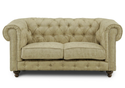 2人掛けソファ チェスターフィールド