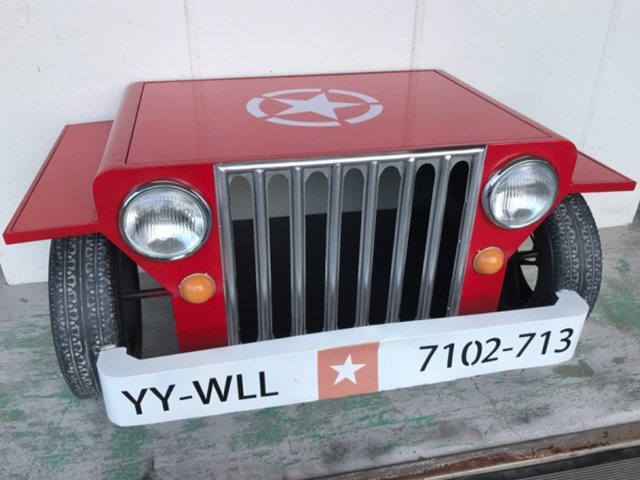 車のリビングテーブル　YW71049D　（２色展開）
