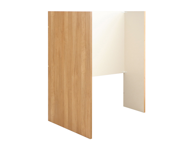 在宅3面パーテーション　　オクタ　(ナチュラル色）