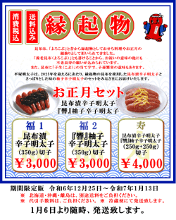 縁起物　お正月セット　昆布＆柚子