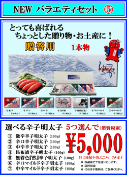 バラエティセット　5