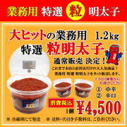 業務用 特選 粒明太子　消費税込