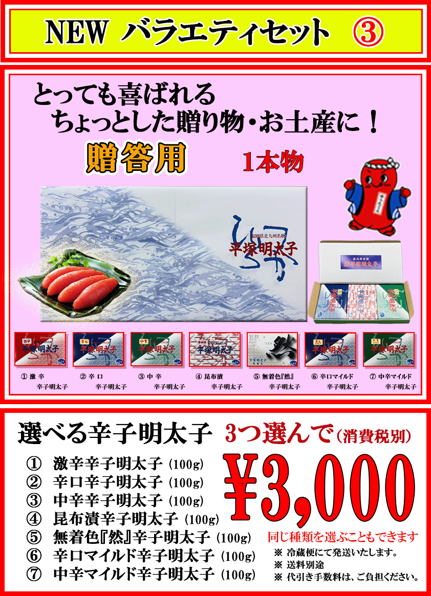 人気のお歳暮　バラエティセット　3