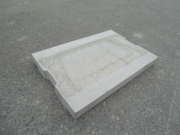 U字溝　150用　蓋　(歩道用)　　10ｋｇ／枚　【送料込】　　サイズ　幅210ｍｍ　長さ600ｍｍ　厚み35ｍｍ