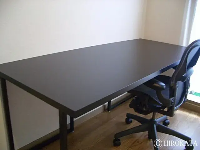 オーダー品52,000円→】送料込み パソコンデスク テーブル アクリル天板