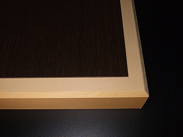 メラミン化粧板テーブル天板縁無垢材 | テーブル天板や棚板・飾り棚の