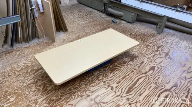 テーブル天板のみをメラミン化粧板でオーダーメイド