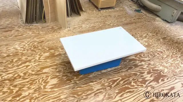 ランドリー作業台の天板鏡面白