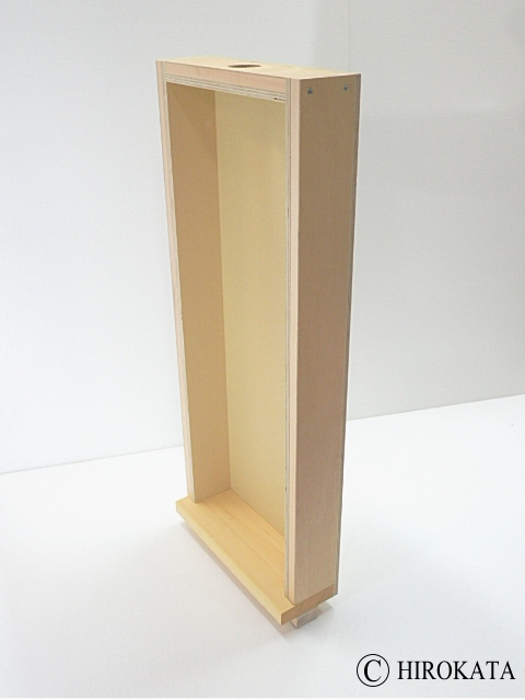 壁面壁厚ニッチ　ヒバ材