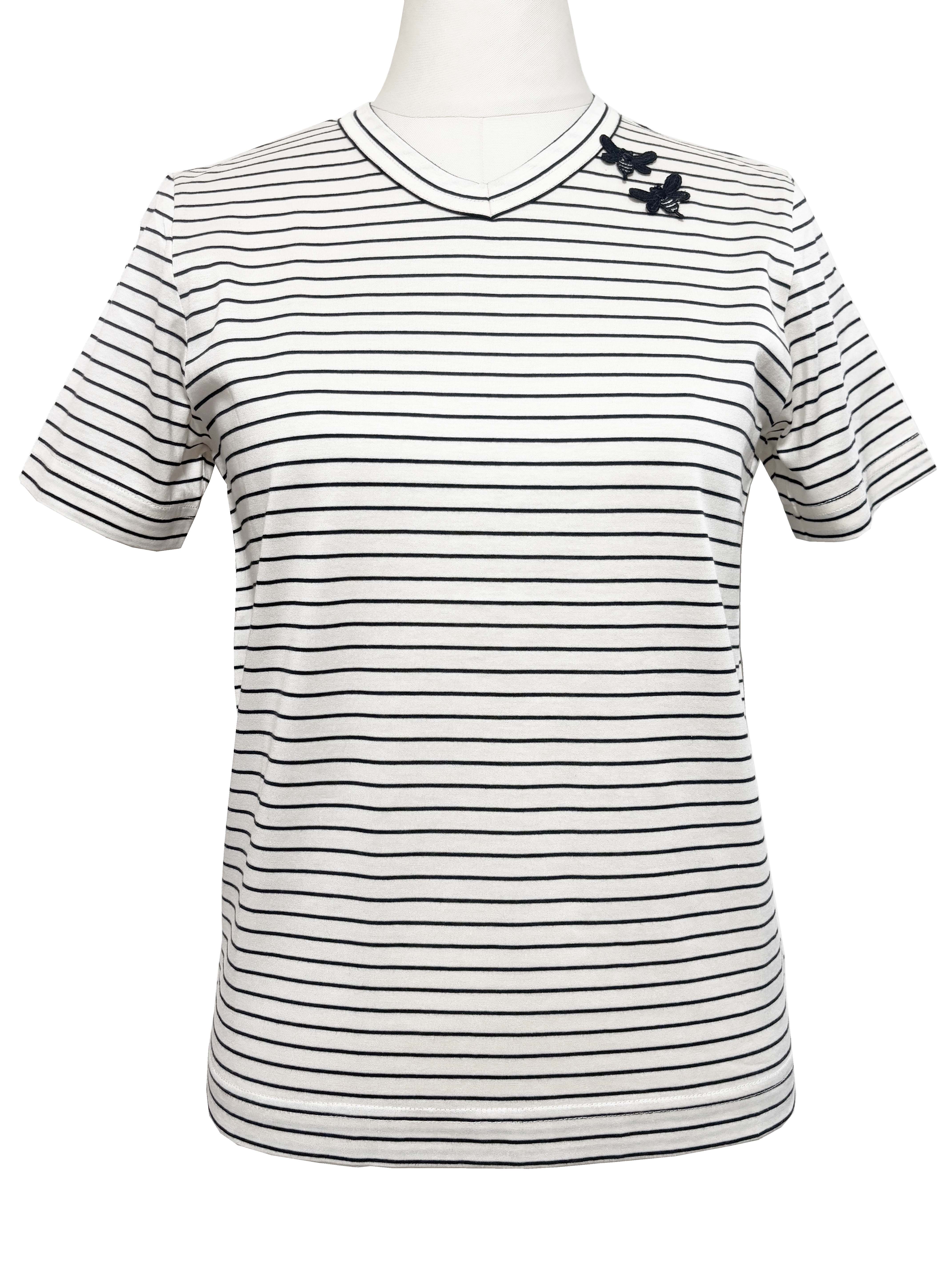 Tシャツ、ボーダー、半袖、ユニセックス、綿