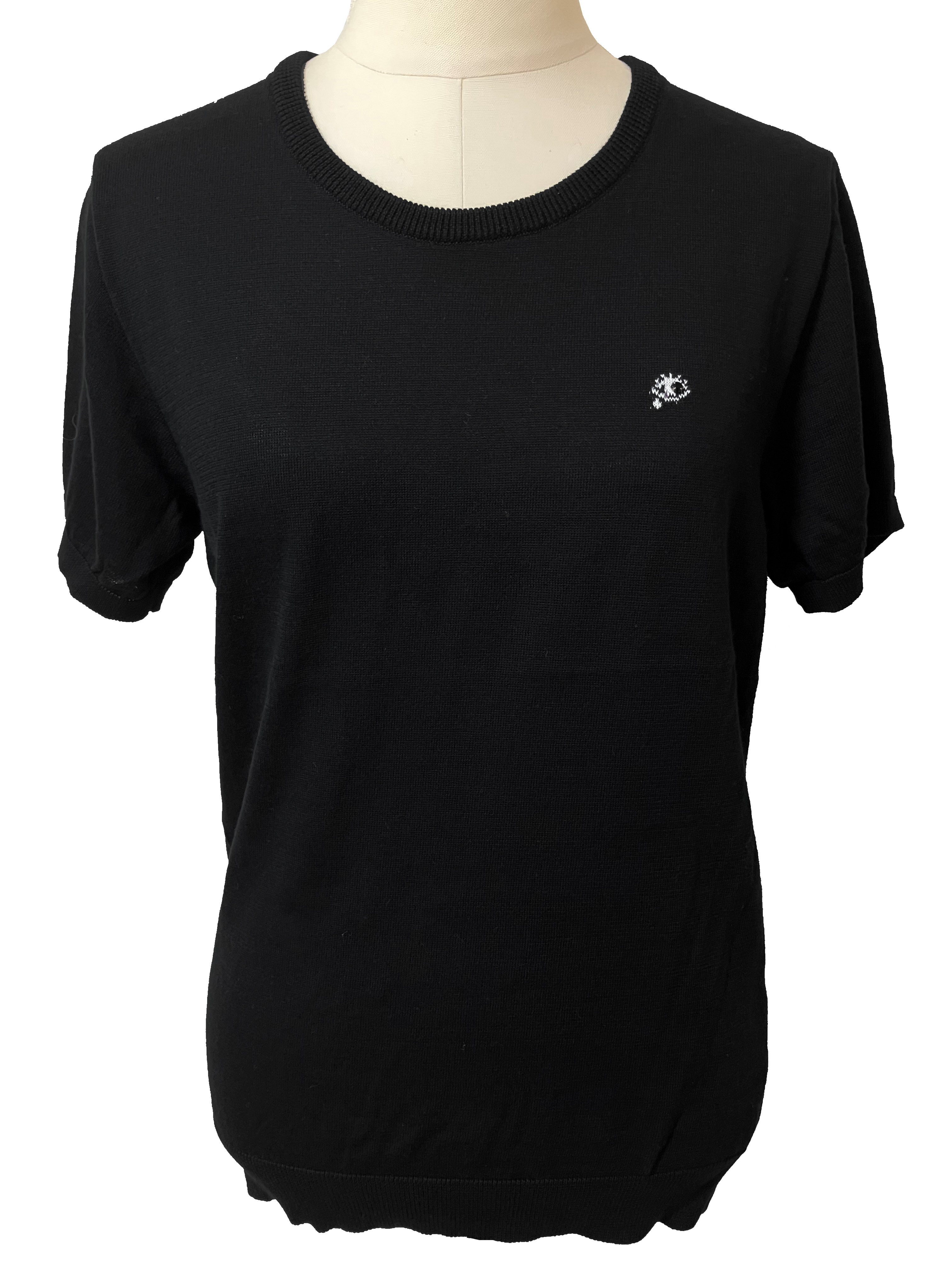 ニット、ジャカード、プルオーバー、目、クルーネック