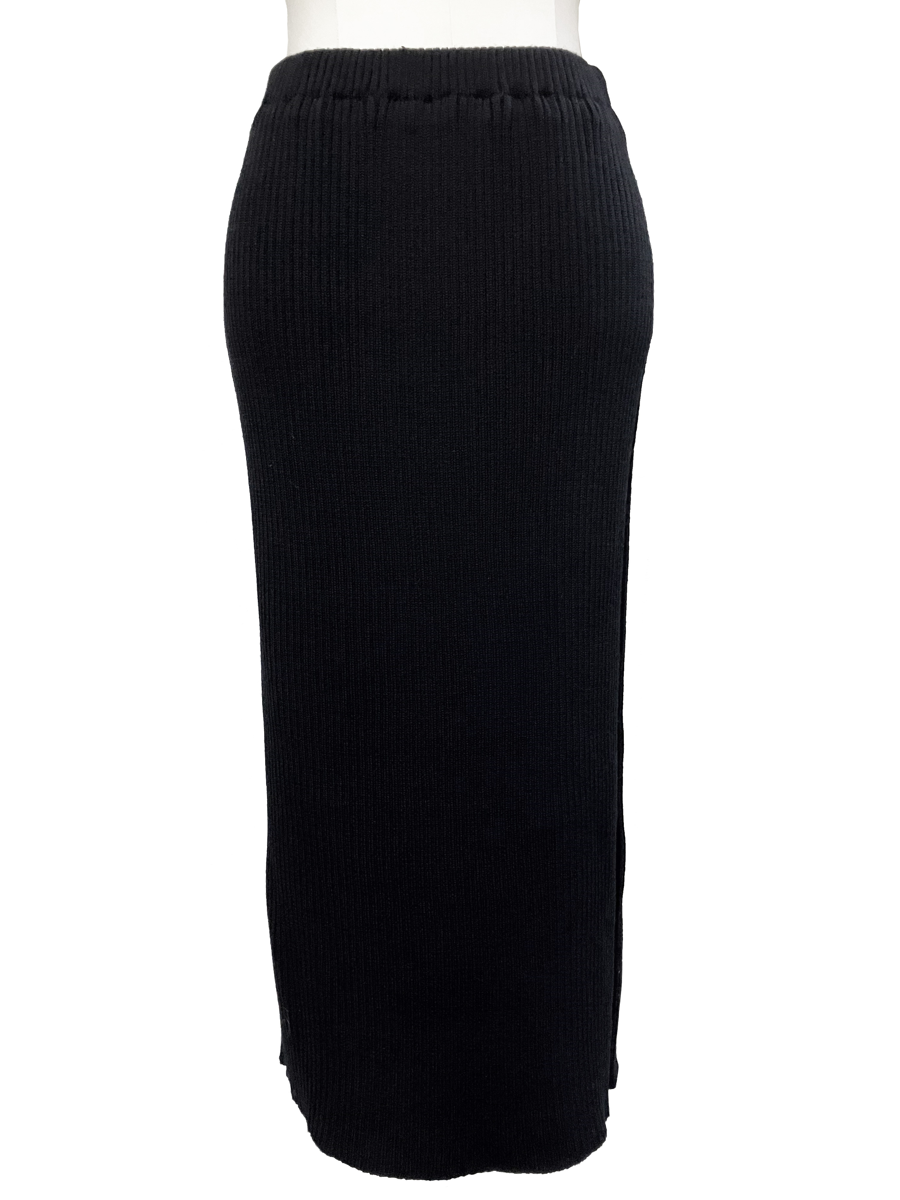 ニット、ボトム、リブ編、タイト、スカート