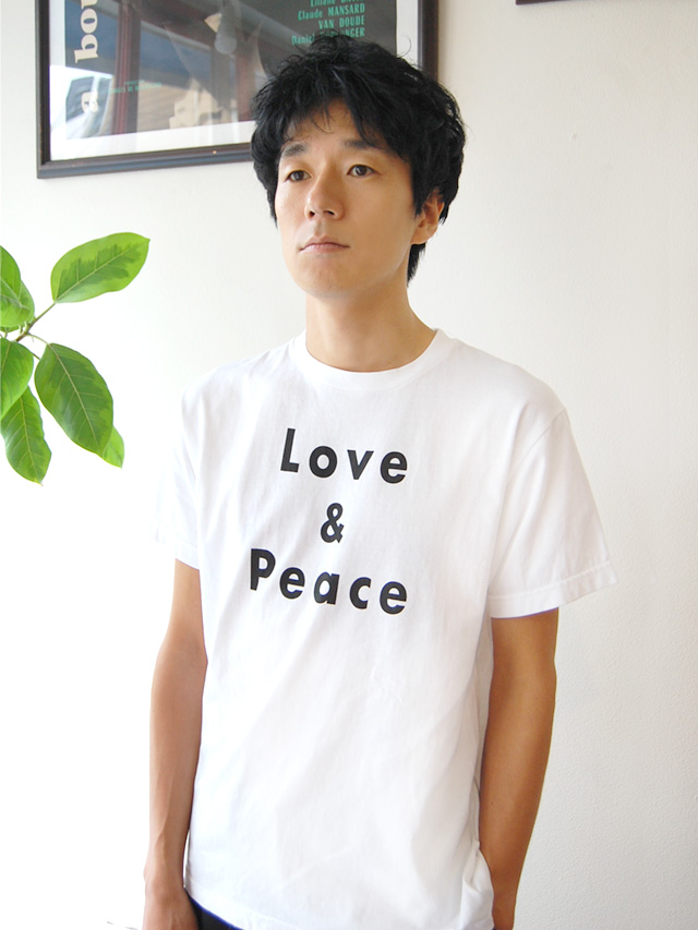 17/-天竺　LOVE＆PIACE Tシャツ
