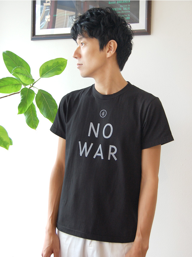 17/-天竺　NO WAR Tシャツ