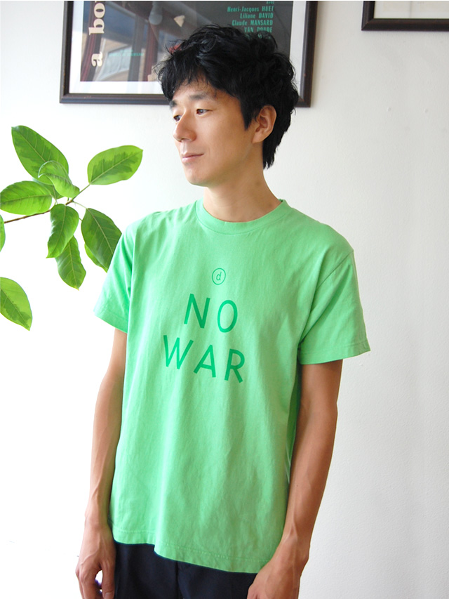 17/-天竺　NO WAR Tシャツ