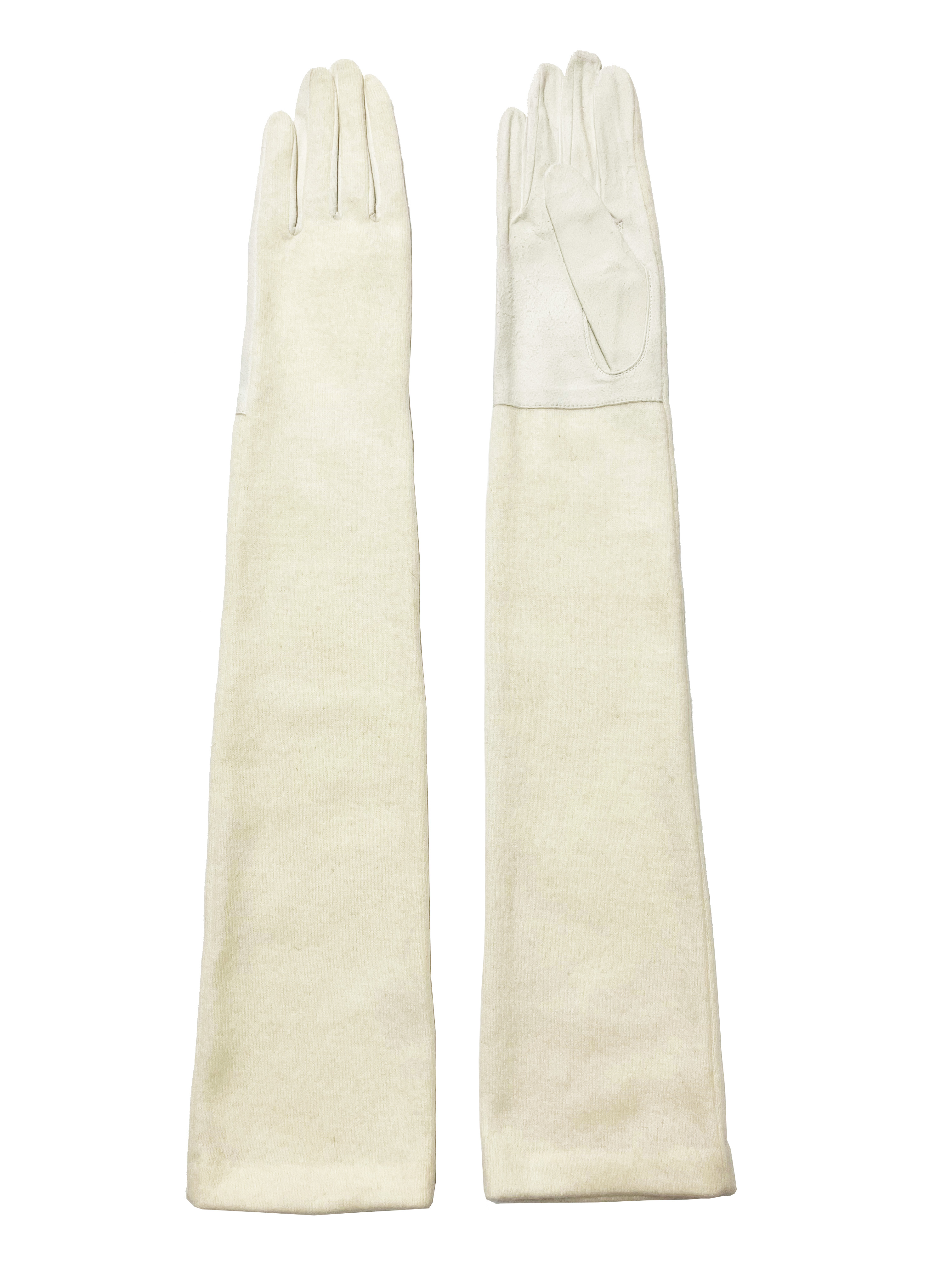 ニット、手袋、レザー、ロンググローブ、ウール