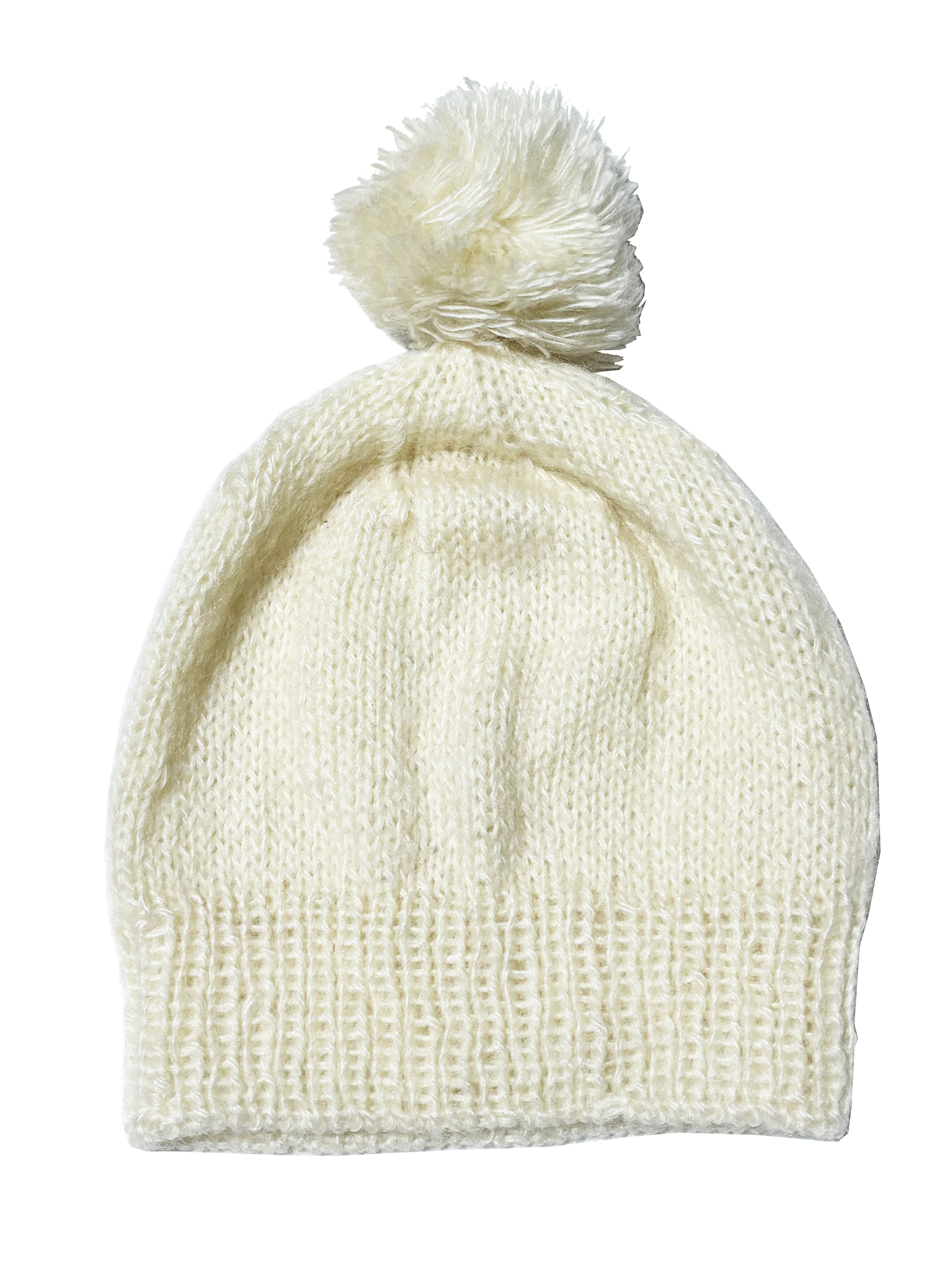 ニット、帽子、ビーニー、ポンポン、ウール