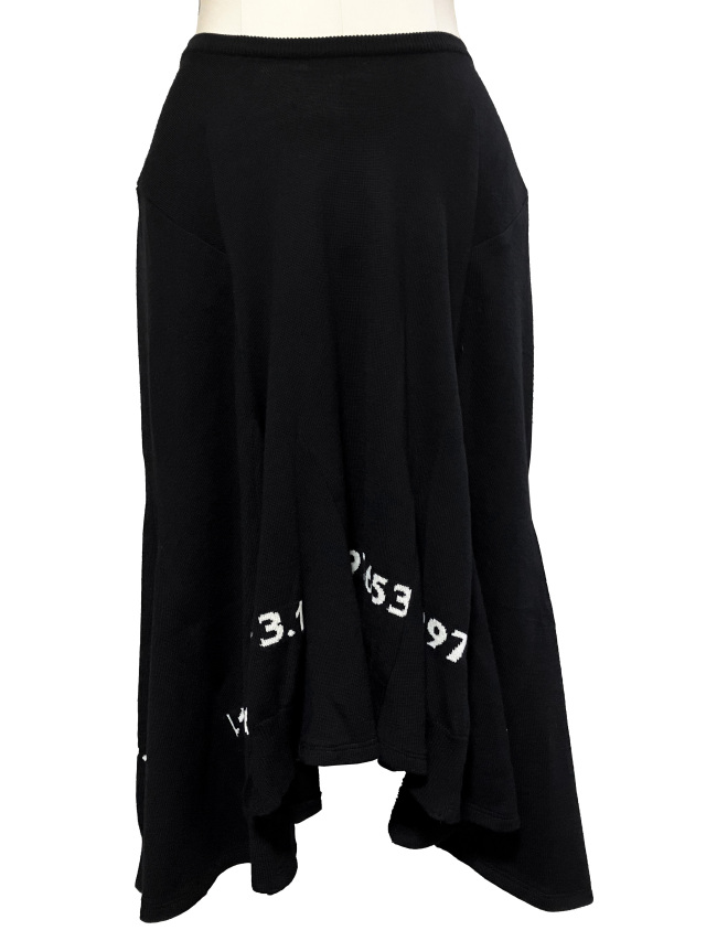 スカート、ジャカード、フレア、ニット、マーメイド