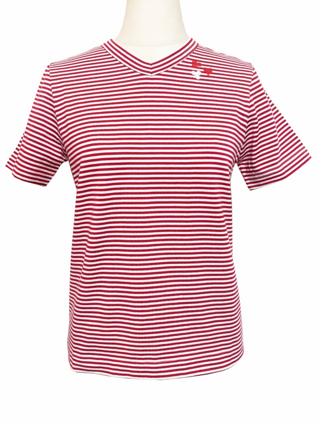 Tシャツ、ボーダー、半袖、ユニセックス、綿