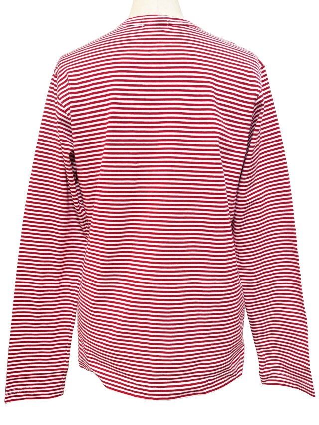 Tシャツ、ボーダー、長袖、ユニセックス、綿