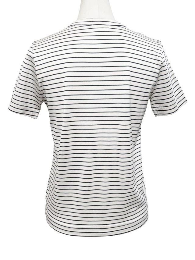 Tシャツ、ボーダー、半袖、ユニセックス、綿