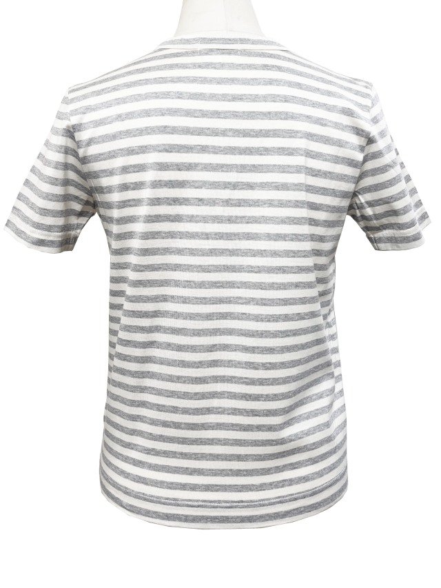 Tシャツ、ボーダー、半袖、ユニセックス、綿