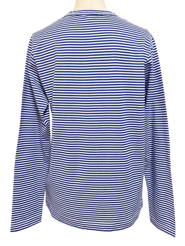 Tシャツ、ボーダー、長袖、ユニセックス、綿