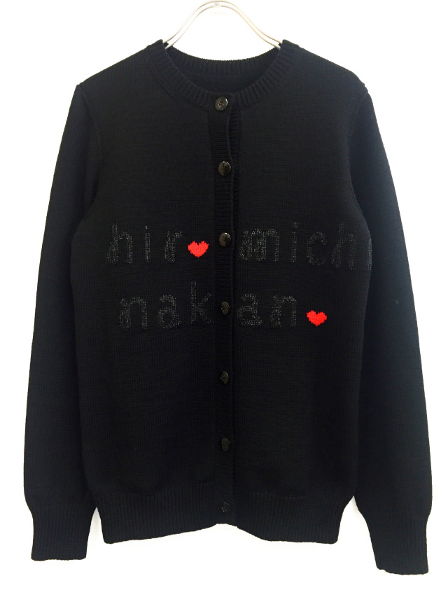 ニット　ラメ　ロゴ　　ジャガード　ハート