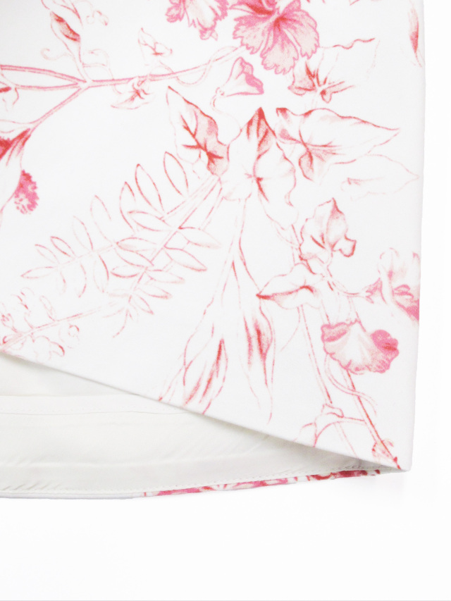 hiromichinakano 15SS 綿サテン　スカート　プリント