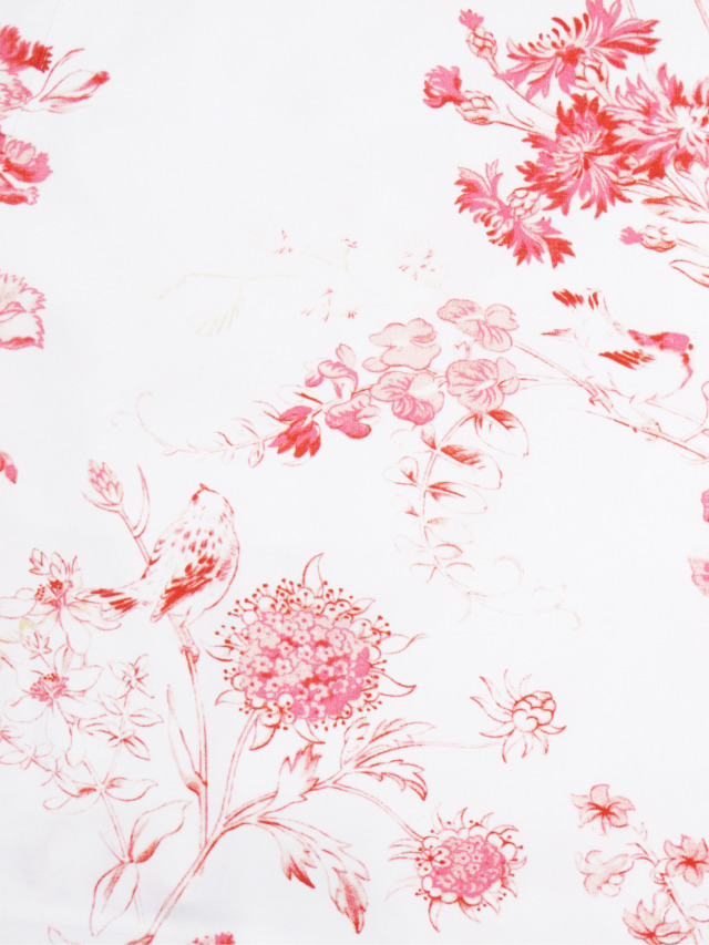 hiromichinakano 15SS プリント　綿サテン　花柄