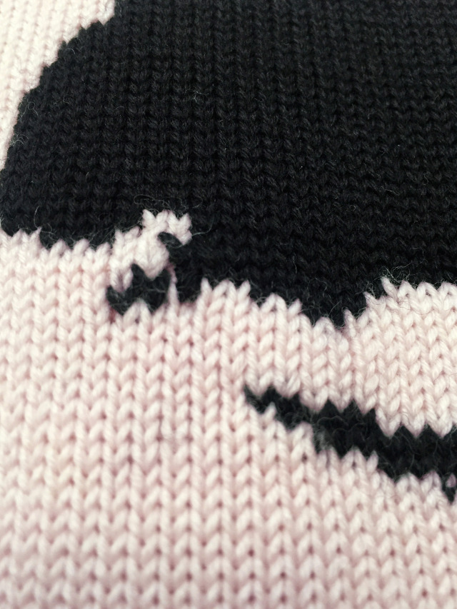 ニット、ワンピース、ウール、メリノ、ジャカード