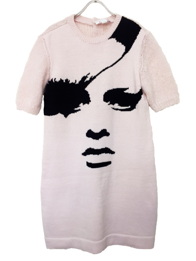 ニット、ワンピース、ウール、メリノ、モヘア