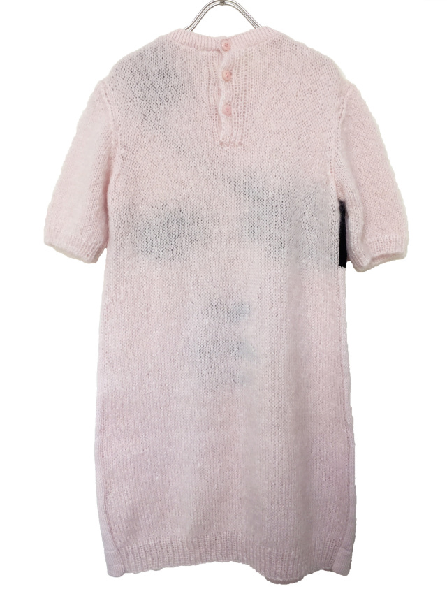 ニット、ワンピース、ウール、ジャカード、モヘア