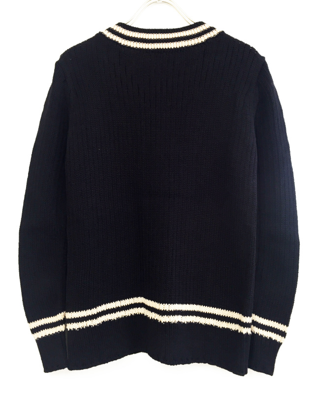 チルデン、プルオーバー、ニット、ケーブル、Vネック