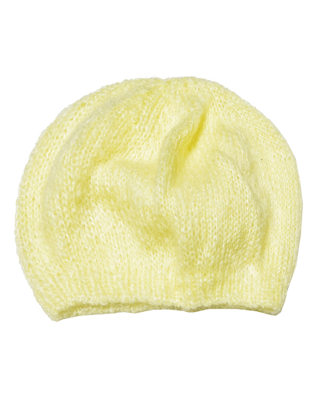 ニット、帽子、キャップ、手編み、モヘア