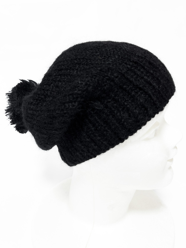 ニット、帽子、ビーニー、ポンポン、ウール