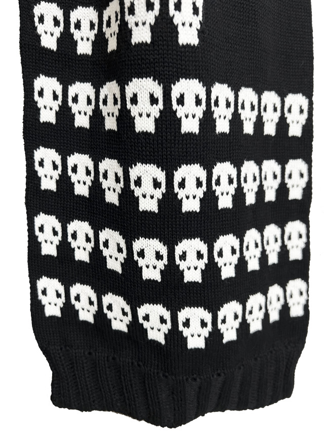 マフラー、ジャカード、ドクロ、ユニセックス、ストール