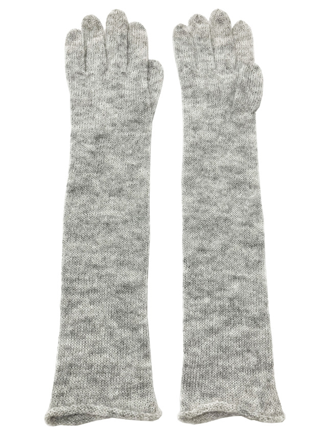 ニット、手袋、ロンググローブ、モヘア、ウール