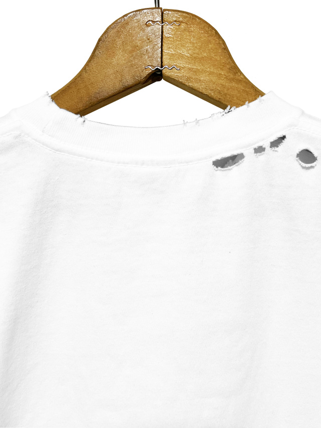 Tシャツ、クロッシェ、ダメージ、半袖、レディス