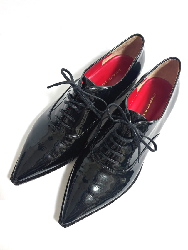 靴、レースアップ、シューズ、エナメル、紐靴